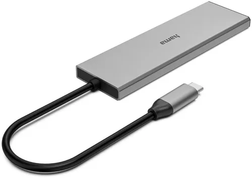 Hama 00200147 Grau Netzwerk-Switch - Hubs & Switches, ideal für die Erweiterung Ihres Netzwerks mit zuverlässiger Leistung und einfacher Installation.