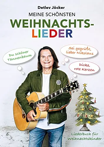 Detlev Jöcker: Meine schönsten Weihnachtslieder – 80 festliche Hits - Entdecken Sie 80 beliebte Weihnachtslieder von Detlev Jöcker mit Texten, Melodien und Gitarrengriffen für unvergessliche Feiertage.