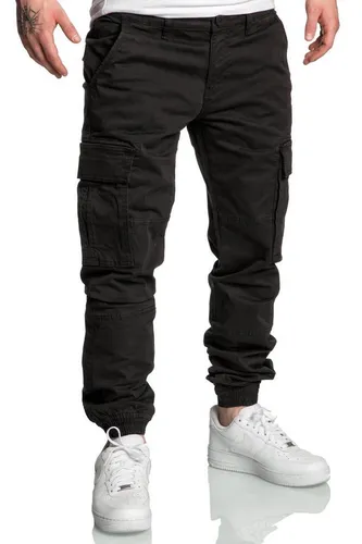 REPUBLIX Herren Jogger Cargo Chino Jeans Hose R7020 Schwarz W38 - Stylische REPUBLIX Herren Jogger Cargo Chino Jeans Hose R7020 in Schwarz W38. Bequemer Sitz und praktische Taschen machen sie ideal für den Alltag.