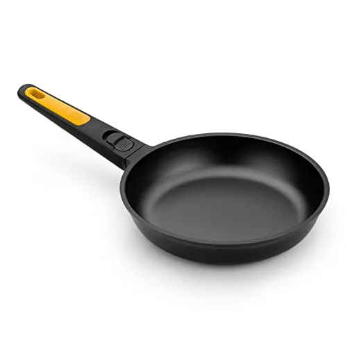 BRA Bratpfanne aus Aluminiumguss, abnehmbarer Griff, 18 cm