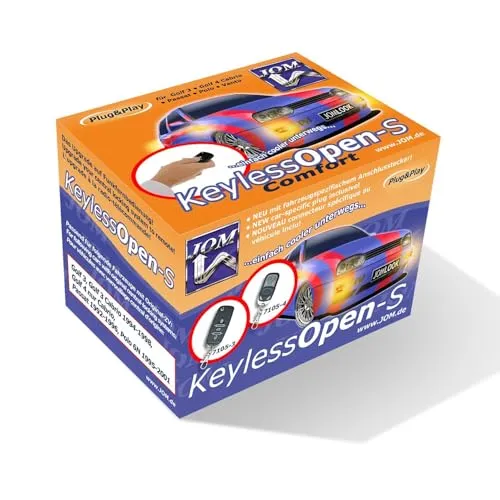 JOM Funkfernbedienung Zentralverriegelung kompatibel mit VW Golf MK3 MK4 Passat 3A5 Polo 6N