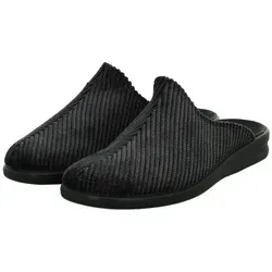 Westland Belfort 123 Hausschuh für Herren - Schwarz - Größe 43 - Herren-Pantoletten mit bequemem Cord-Obermaterial, ideal für entspannte Tage zu Hause. Der Belfort 123 bietet höchsten Komfort und eine optimale Passform in Weite G.