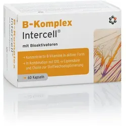 B-komplex-intercell Kapseln 60 St - rezeptfrei, unterstützt das Nervensystem und fördert die Energieproduktion