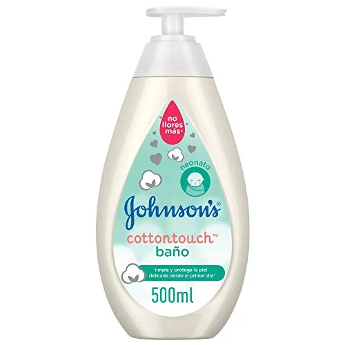 Johnson's CottonTouch Pflegebad für empfindliche Haut des Neugeborenen – 1 x 500 ml