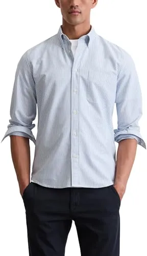 Langarmhemd MARC O'POLO, Herren, Gr. XL, cool cobalt