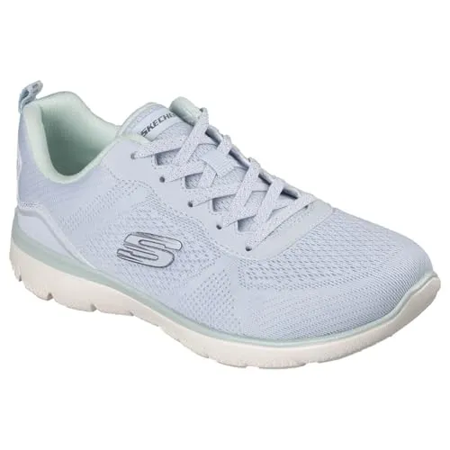 Skechers 150291 Keilabsatzschuhe in Blau, Gr. 41 - Stylische Keilabsatzschuhe von Skechers mit sportlichem Boden, ideal für den Alltag. Bequeme Passform und modernes Design für jeden Anlass.