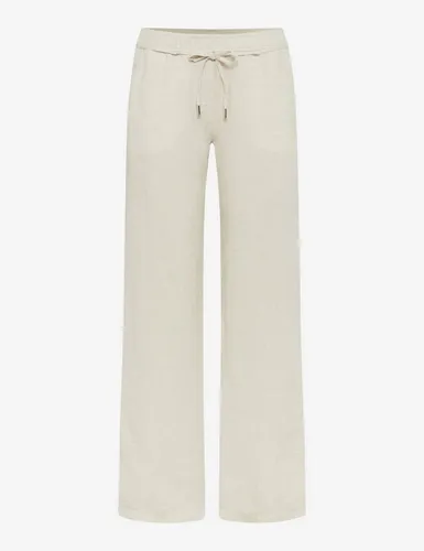 Style Farina Wide Leg Form in 100% Leinen - Damen-Hosen: Moderne Palazzohose aus 100 % Leinen mit dynamischem Dehnbund für ultimativen Komfort und Stil.