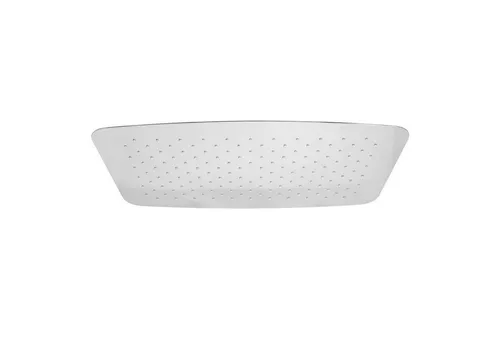 Schulte Kopfbrause eckig, 55x35 cm in Chromoptik, schwenkbarer Duschkopf mit Regenduschen-Effekt, extra flach