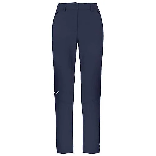 Salewa Damen Dolomia Women's Pant T-Shirt, Navy Blazer, S EU - Wanderhosen für Damen, atmungsaktive Softshellhose mit Stretch, wasserabweisend, windbeständig und ideal für alpine Abenteuer.