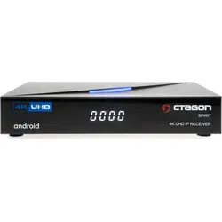 Octagon SPIRIT 4K UHD Android 9 IP-Receiver in schwarz von Octagon