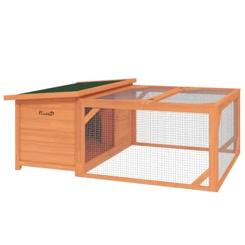 PawHut Kleintierstall Tannenholz von PawHut