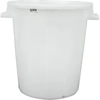 Produktbild PROREGAL Kunststoffbehälter 120 Liter Weiß
