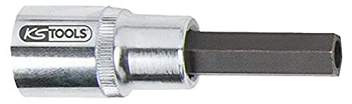 KS Tools 152.1086 Einspritzdüsen-Innensechskant-Stecknuss mit Bohrung 10mm, Ø6mm