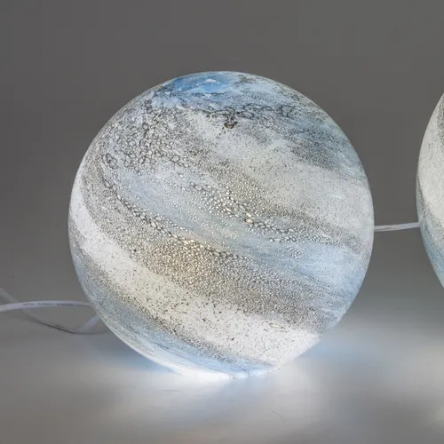 Kugellampe MARMOR blau D. 24cm von formano