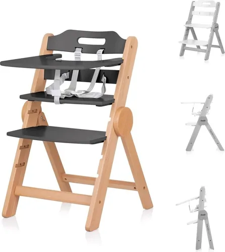 Chipolino Kinderhochstuhl Cacao Holz