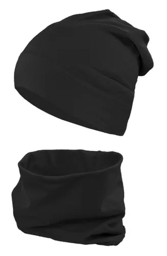 TupTam Beanie TupTam Jungen Beanie Mütze und Schlauchschal 2er Set