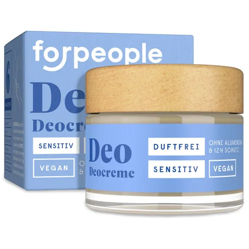 Naturkosmetik Deocreme im Glastiegel - Sensitiv