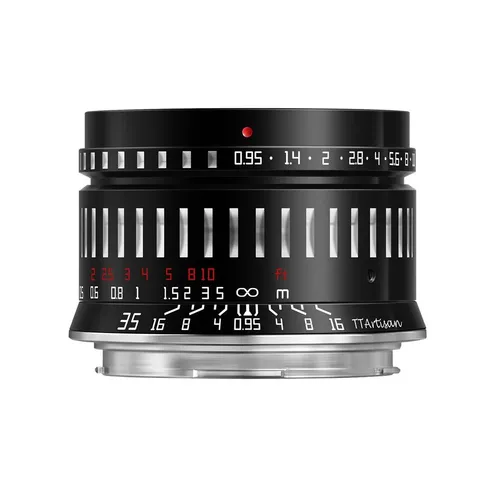 TTArtisan 0.95/35mm Black/Chrome f. Canon EOS R APS-C