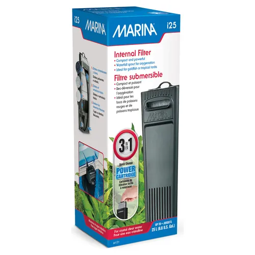 Marina Innenfilter i25 für Goldfische bis 25L - 3-stufiger Filter, leise