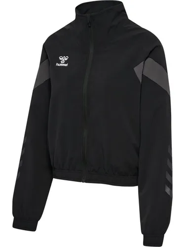 Hummel hmlTRAVEL WOVEN JACKET WOMAN - BLACK - XS - Funktionsjacke für Damen, leicht, atmungsaktiv und wasserabweisend – ideal für alle Wetterlagen und unterwegs.