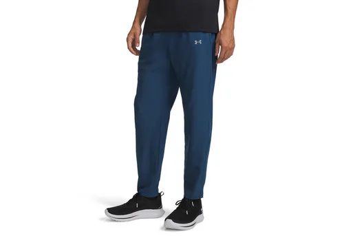 Under Armour Velociti Pro Storm Laufhose Herren – Blau/Silber, Größe M - Wetterfeste Laufhose für optimale Leistung. Das innovative Material schützt vor Regen und sorgt für Atmungsaktivität. Ergonomischer Schnitt und praktische Taschen bieten maximalen Komfort beim Training und Wettkampf.