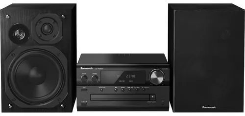 Panasonic SC-PMX84, Home-Audio-Minisystem, Schwarz, 120 W, 3-Wege, 10%, 24-bit/192kHz