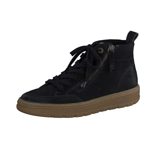 Paul Green Damen High-Top Sneaker - Damen-Hallenschuhe mit atmungsaktivem Leder und TENCEL Innenmaterial, ideal für Komfort und Stil beim Sport oder in der Freizeit.