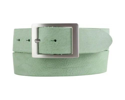 BELTINGER Ledergürtel Herren-Gürtel aus weichem Vollrindleder mit Doppel-Schnalle Vintage-Lo (1-St) weiches Leder, Gürtelschnalle in Altsilber, Vintage