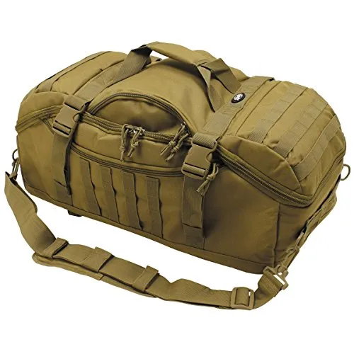 MFH Rucksacktasche Travel coyote tan - Tagesrucksäcke für Abenteuer, mit robustem Design und optimaler Stauraum für Reisen und Outdoor-Aktivitäten.