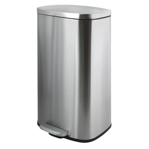 Spirella Mülleimer 50 Liter - Treteimer mit Softclose - Haushaltszubehör: 50 Liter Treteimer mit Softclose-Funktion und Inneneimer aus Kunststoff für eine hygienische Abfallentsorgung.