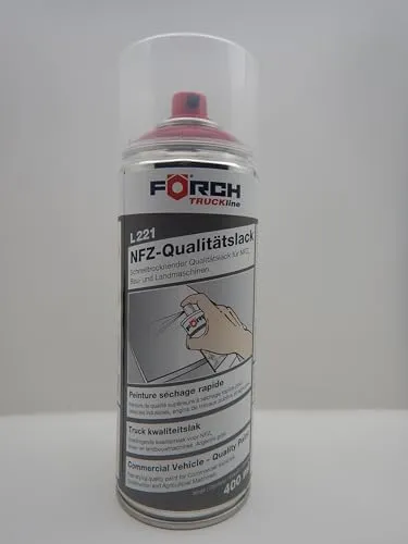 FORCH RAL 3002 KARMINROT ROT DICKSCHICHTLACK LACK SPRAY SPRAYDOSE 400ML