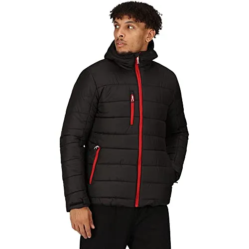 Regatta Herren Navigatethermaljacket - Isolierte Thermojacke in Schwarz, XL - Funktionsjacken, stylisch und strapazierfähig mit Warmloft-Isolierung für optimalen Kälteschutz, ideal für Outdoor-Aktivitäten.