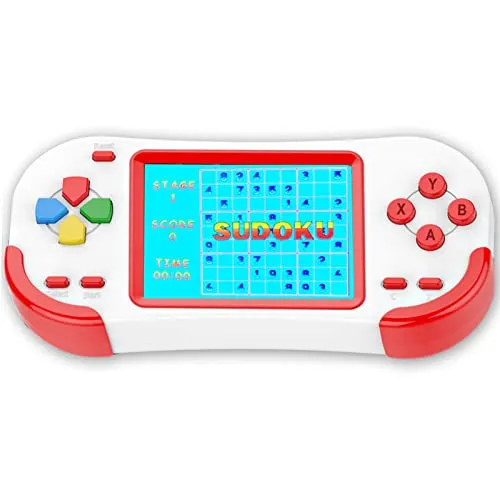 Bornkid Retro Handheld Spielkonsole für Kinder Tragbare Spiele Konsolen Eingebaut in 218 Klassische Alte Schule Video Spiele 3.0