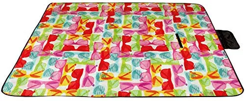 Picknickdecke wasserabw. mit Fotodruck, Auswahl: Größe in pink von Bestlivings