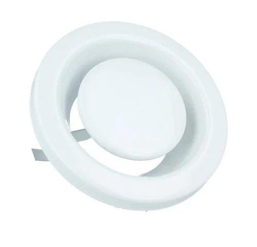 MS Beschläge Lüftungsgitter Tellerventil Abluft- Zuluftventil Weiß Luftventil