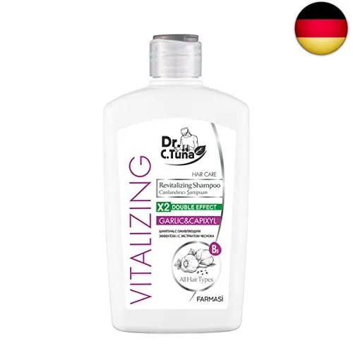 Kenparazzi Vitalisierendes Knoblauch-Shampoo 500 ML - schützt vor Bruch und