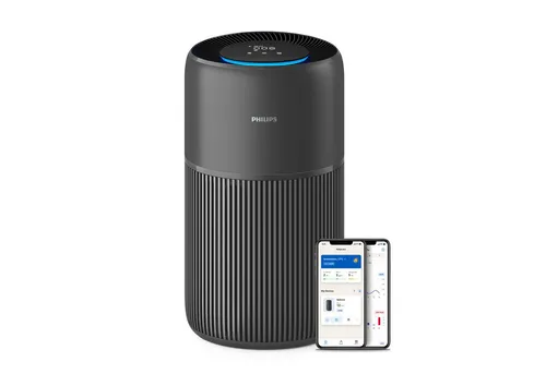 Philips Luftreiniger AC2221/13 PureProtect Quiet 2200 Series - Luftreiniger mit 3-Schichten-HEPA-Filtersystem, leise und effizient für Räume bis 109 m², ideal für Allergiker und Kinderzimmer.