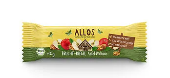 Allos  Frucht-Riegel Apfel Walnuss 40g