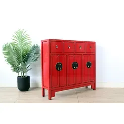 Yajutang Sideboard rot in rot von Yajutang