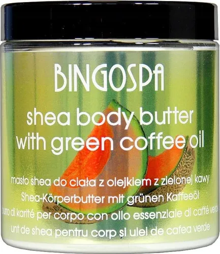 BingoSpa Maso shea do ciaa z olejkiem z zielonej kawy, 250g