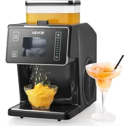 VEVOR Schneeflocken-Eismaschine, 20 kg/Tag Eis-Rasiermaschine, Eisrasierer mit Edelstahlklinge, elektrischer Bingsu-Maschine mit 0,8 L Tank, 90-s-Schnellkühlung, für Zuhause kleine Veranstaltung