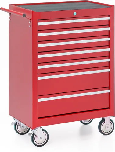 Werkstattwagen, 7 Schubladen, rot