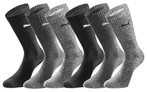 PUMA Unisex Sportsocken Crew 6 Paar Pack von PUMA