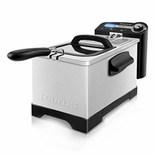 Taurus Profi-Fritteuse 3 l - Ölfilter & 2100 W - Tiegelfritteusen mit 3 Liter Kapazität und hochwertigem Ölfiltersystem für professionelle Ergebnisse in der Gastronomie.
