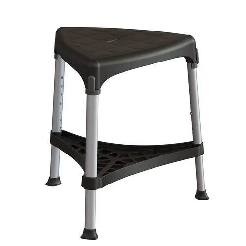 Russka Laguna Eck-Duschhocker mit Ablage – Modern und Praktisch - Der Russka Laguna Eck-Duschhocker überzeugt durch modernes Design und leichte Handhabung. Ideal für kleine Duschen, mit praktischer Ablage und werkzeugloser Montage. Erhältlich in Weiß und Schwarz.