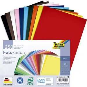 folia Fotokarton DIN A4 300 g/qm von folia
