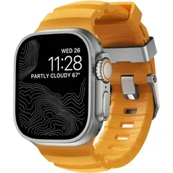 NOMAD Rocky Point Band für Apple Watch 42/44/45/49 mm - Smartwatch Ersatzarmband, leicht und atmungsaktiv, wasserfest und stabil für alle Apple Watch Modelle, ideal für aktive Nutzer.