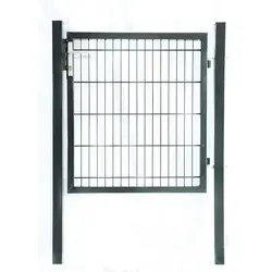 Gartentor Portarius anthrazit 120 cm - Gartenzäune: Ideal für die Begrenzung von Privatgrundstücken & Firmengelände, besonders standfest und witterungsbeständig dank rostfreiem Stahl mit Pulverbeschichtung.
