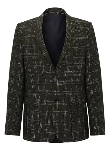 Steffen Klein Classy Gentleman Herren Sakko kariert - Elegantes Slim Fit-Sakko mit dezentem Fadenkaro. Klappentaschen und praktische Innentaschen bieten Funktionalität. Der weiche Karo-Stoff sorgt für hohen Tragekomfort – ideal für Büro und Freizeit.
