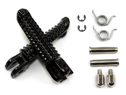 Fußrasten Paar vorne schwarz für Yamaha